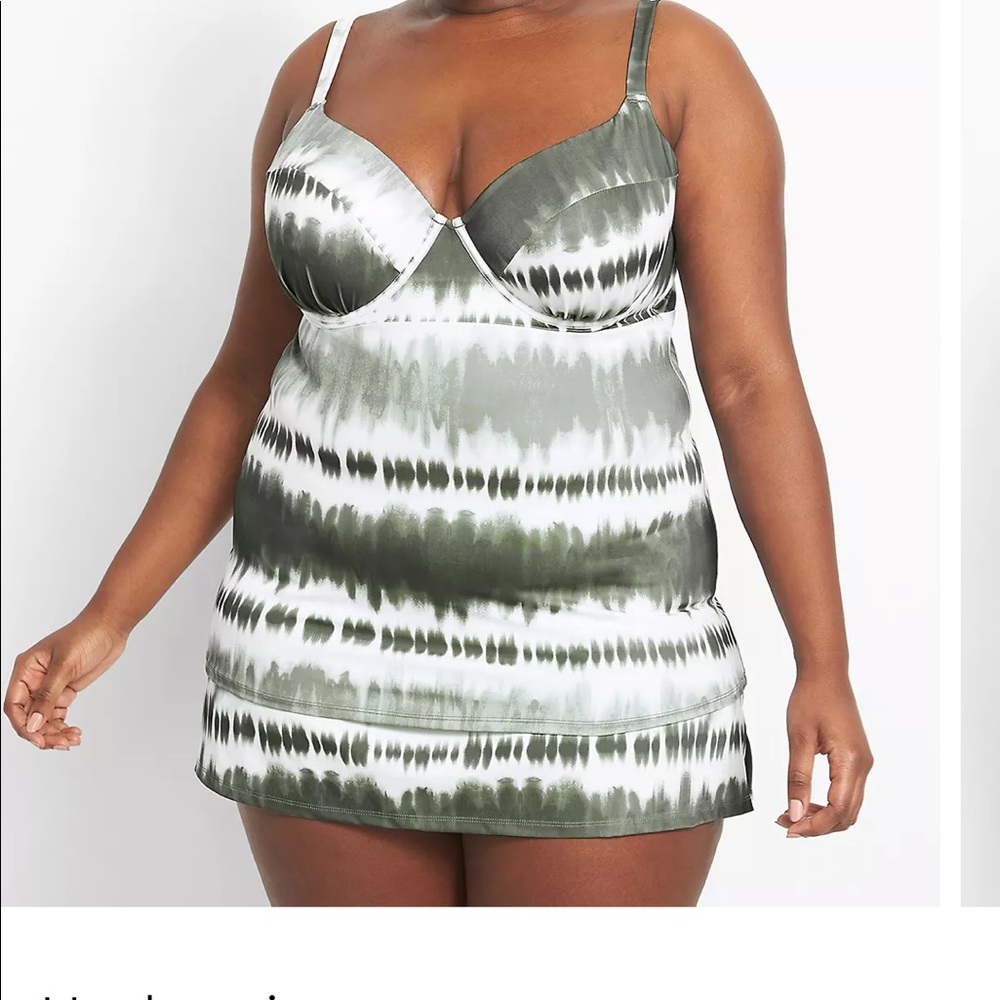 Lane Bryant 2 piece bathing suit